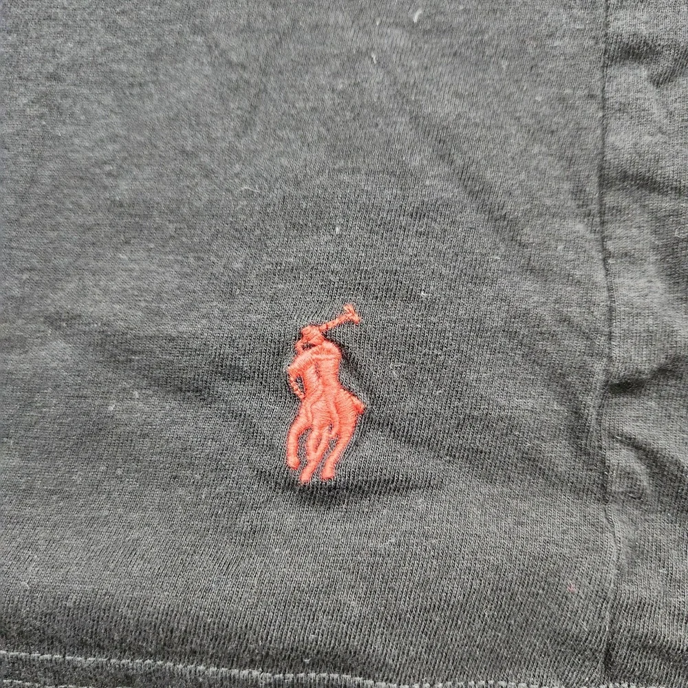 Polo Ralph Lauren Cotton Classic Crewneck Black T-Shirt‎ Red Pony